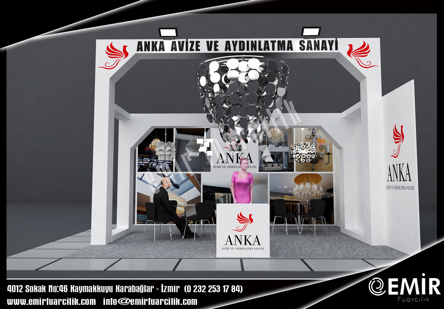 جناح أنكا للديكور والحلول البصرية (Anka Görselli Stand) - معرض إزمير